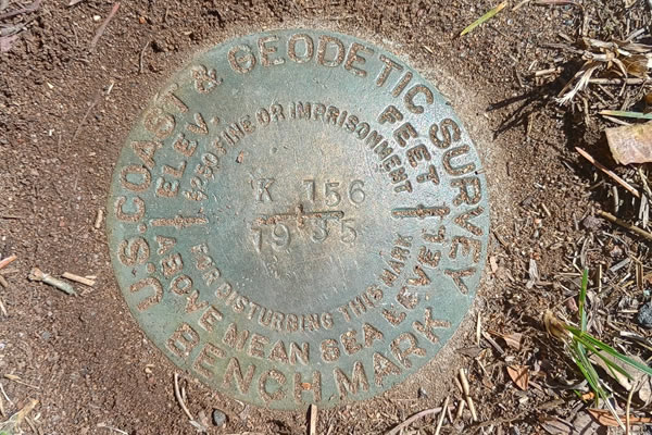 Image of the Cemetery's Original Marker